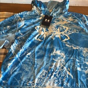 Under Armour Ocean Blue Patterned Hoodie